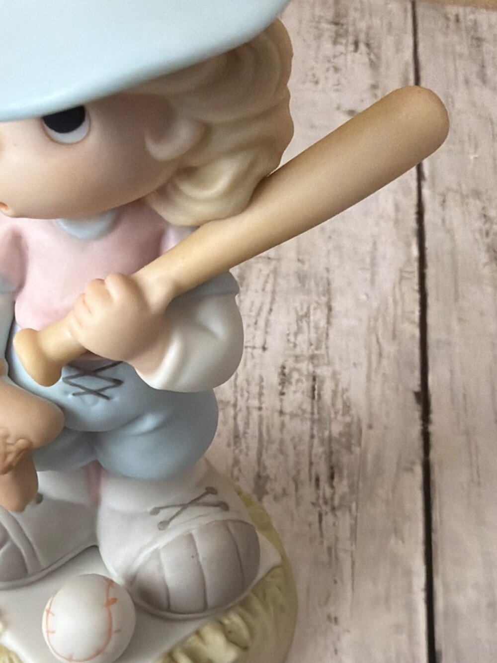 Precious Moments “Let’s Have A Ball Together” 2001 Baseball Figurine #889849 - Picture 9 of 11